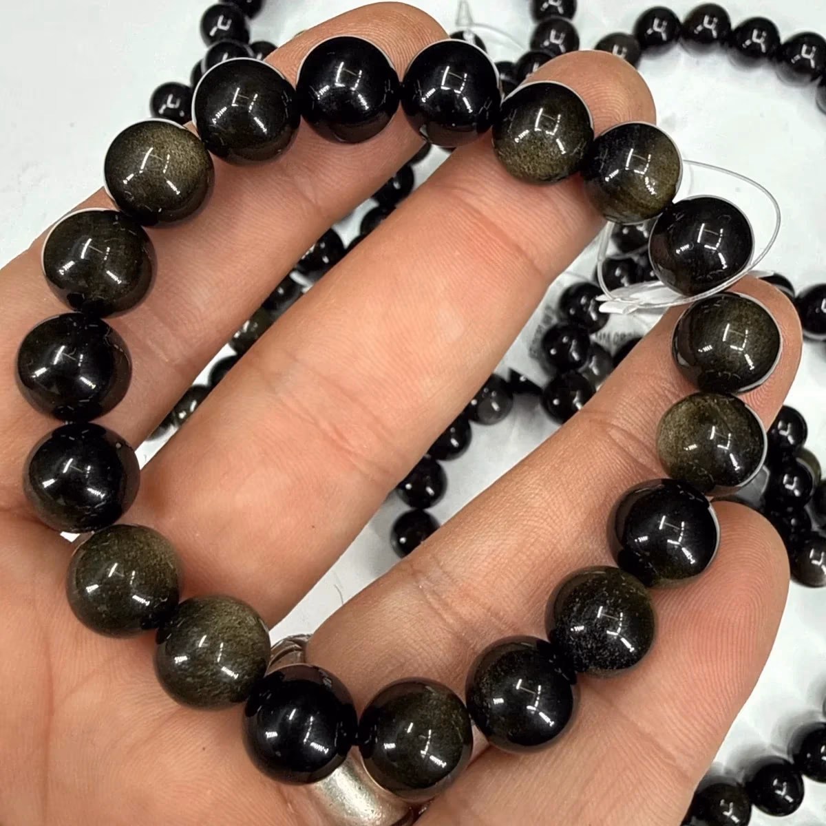 Obsidiyen Bileklik 10mm