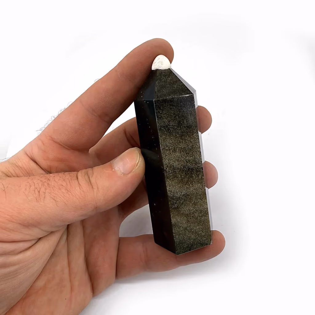 Obsidiyen Obelisk İncele ve Satın Al Obsidiyen Obelisk - Orijinal Doğal Taş ve Şifa Kristali Görsel 1