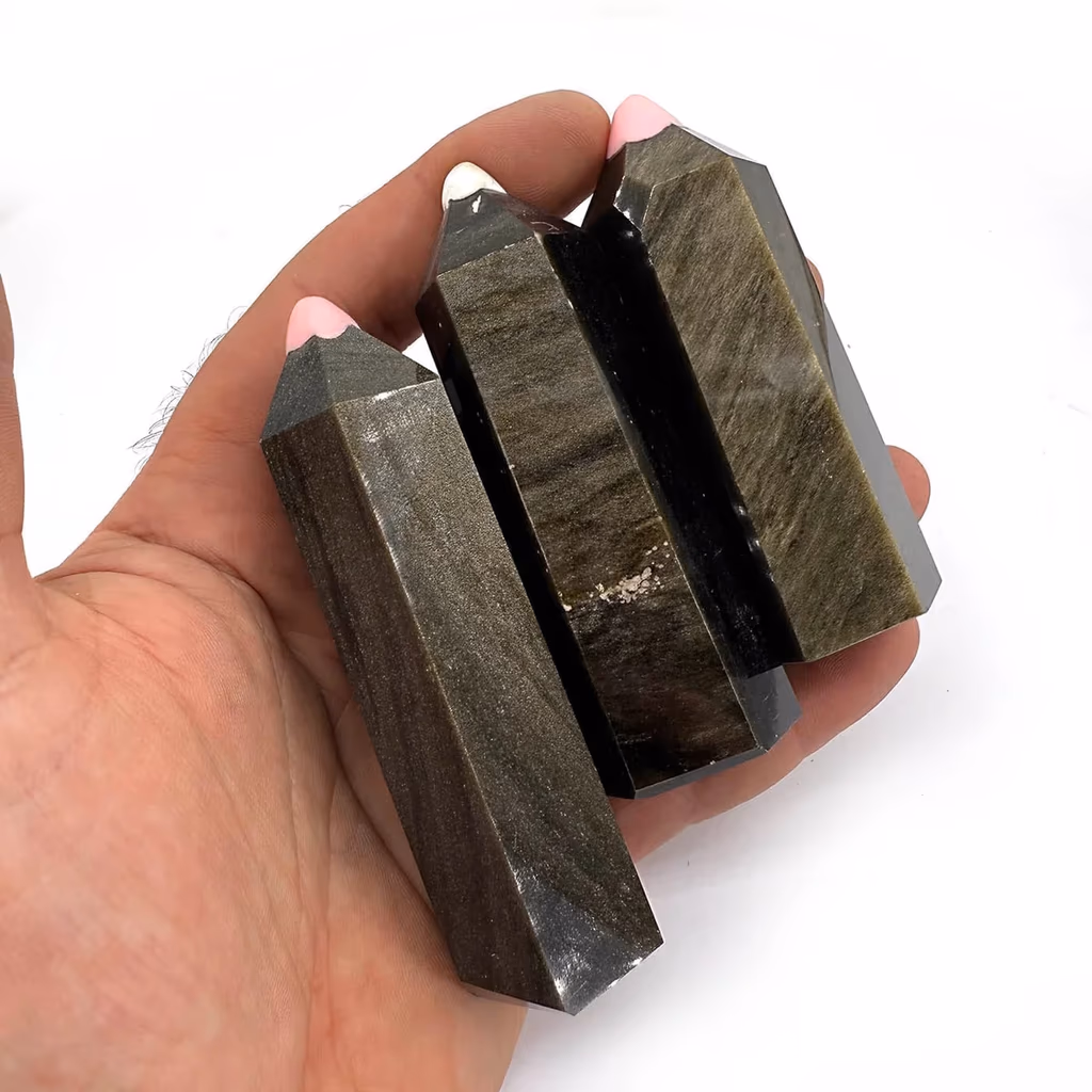 Obsidiyen Obelisk İncele ve Satın Al Obsidiyen Obelisk - Orijinal Doğal Taş ve Şifa Kristali Görsel 1