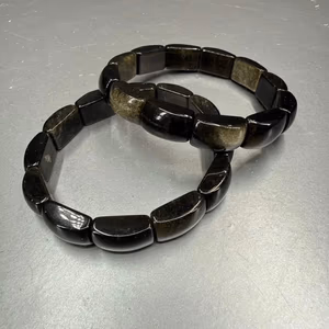 Obsidiyen Rolex Bileklik - Orijinal Şifalı Kristal - Görsel 1