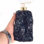 Obsidyen Doğaltaş Sabunluk Orijinal Kristal Detay Görseli 3
