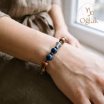 Oğlak Burcu Unisex Bileklik 8mm Orijinal Kristal Detay Görseli 3