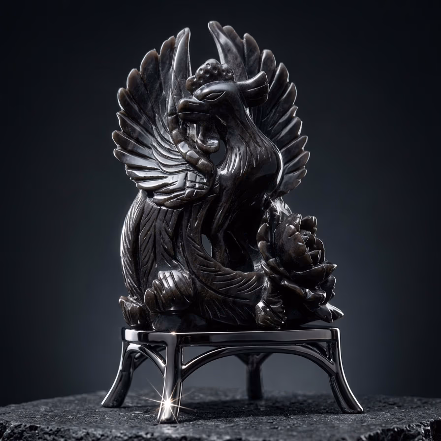 Oğlak Gold Obsidiyen Obje İncele ve Satın Al Oğlak Gold Obsidiyen Obje - Orijinal Doğal Taş ve Şifa Kristali Görsel 1