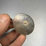 Oltu Taşı Kolye Ucu Gümüş Orijinal Kristal Detay Görseli 2