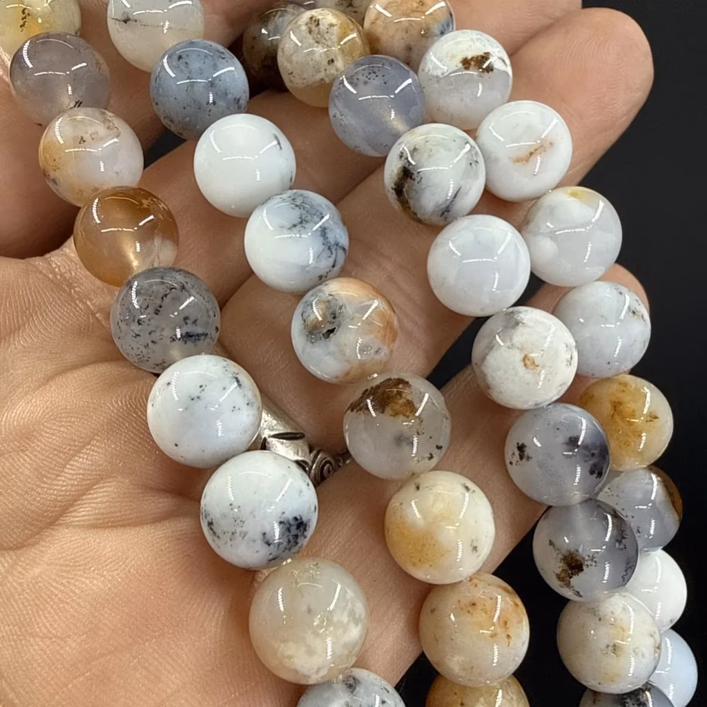 Opal Dizi 10 mm İncele ve Satın Al Opal Dizi 10 mm - Orijinal Doğal Taş ve Şifa Kristali Görsel 1