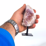 Pembe Ametist (Standlı) Orijinal Kristal Detay Görseli 2