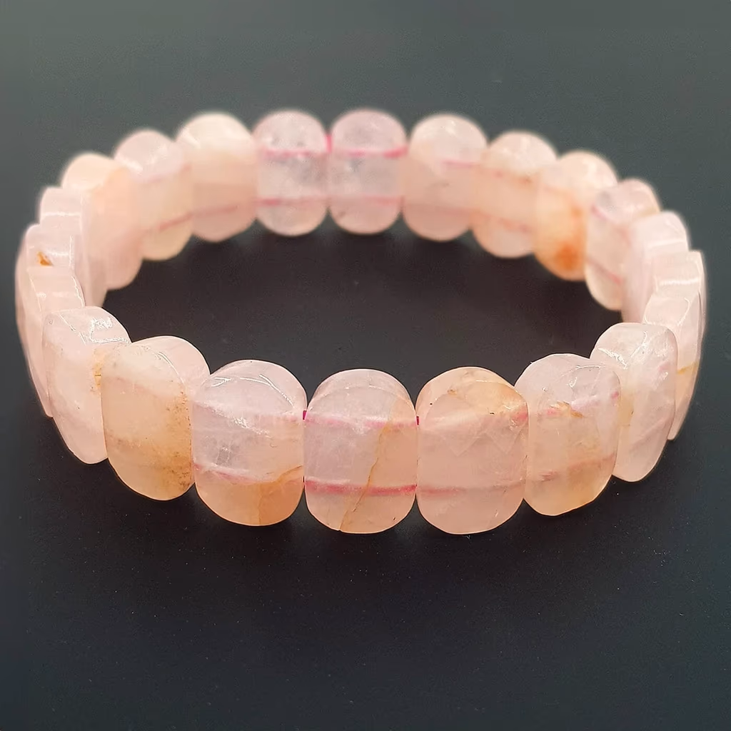 Pembe Kuvars Bileklik Rolex İncele ve Satın Al Pembe Kuvars Bileklik Rolex - Orijinal Doğal Taş ve Şifa Kristali Görsel 1