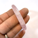 Pembe Kuvars Bilezik Orijinal Kristal Detay Görseli 4