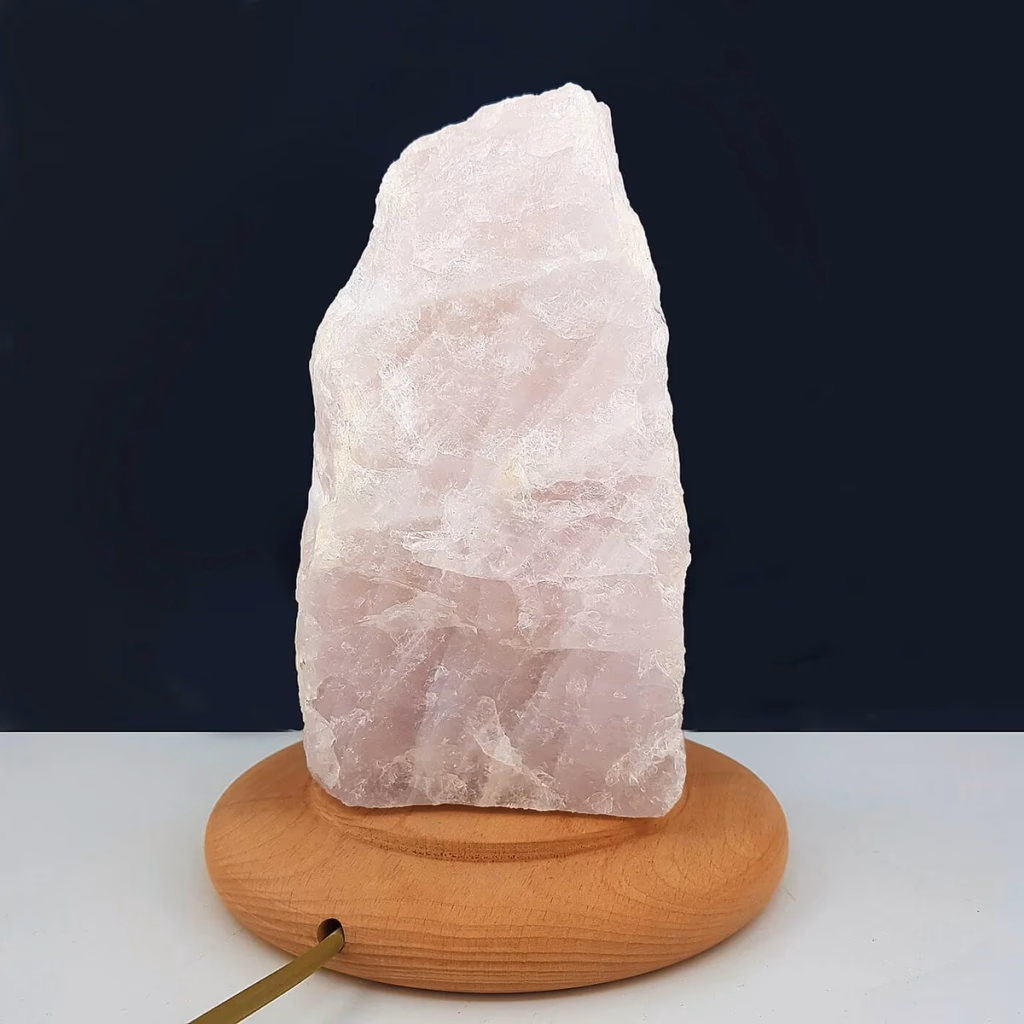Pembe Kuvars Gece Lambası İncele ve Satın Al Pembe Kuvars Gece Lambası - Orijinal Doğal Taş ve Şifa Kristali Görsel 1