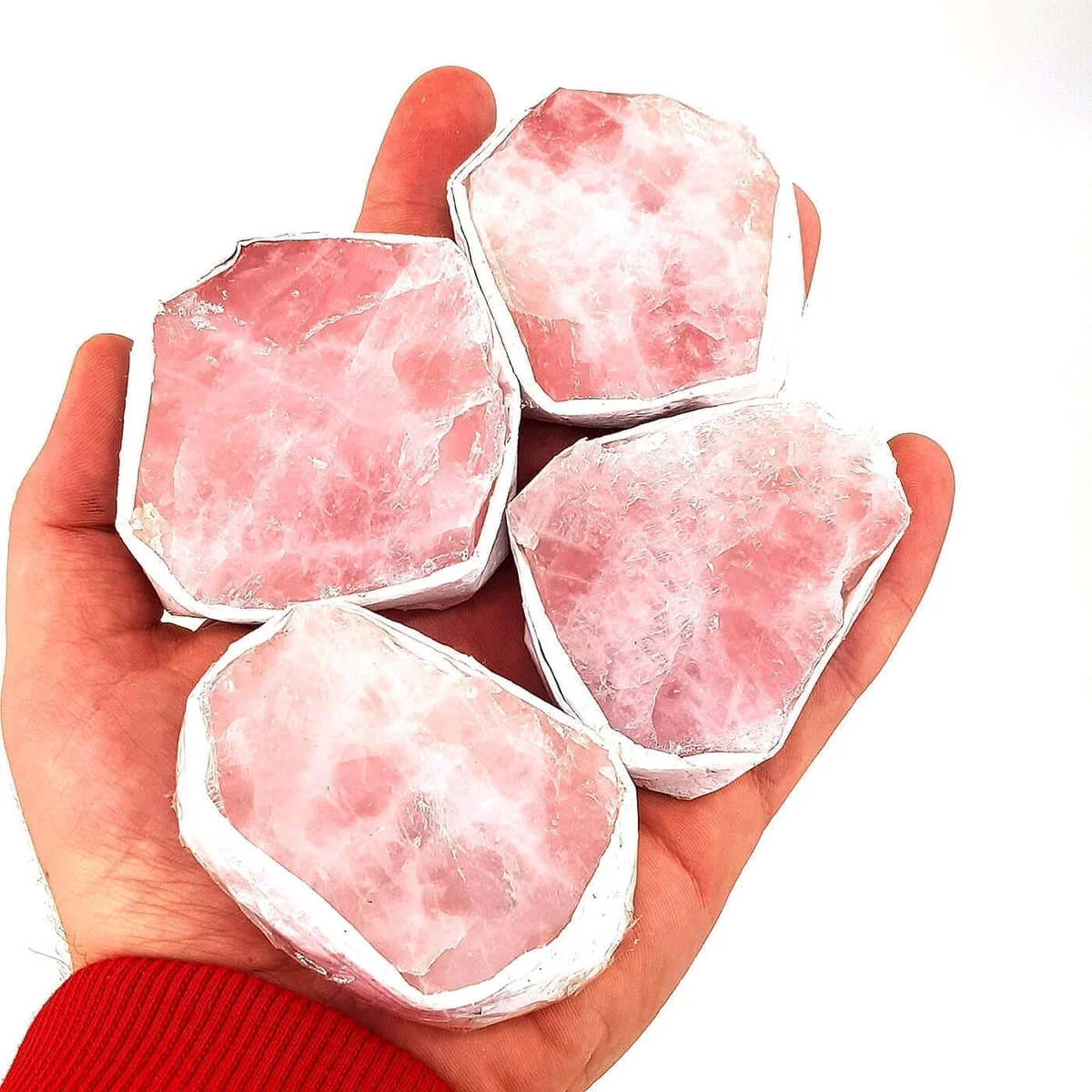 Pembe Kuvars Ham Taş Mini İncele ve Satın Al Pembe Kuvars Ham Taş Mini - Orijinal Doğal Taş ve Şifa Kristali Görsel 1
