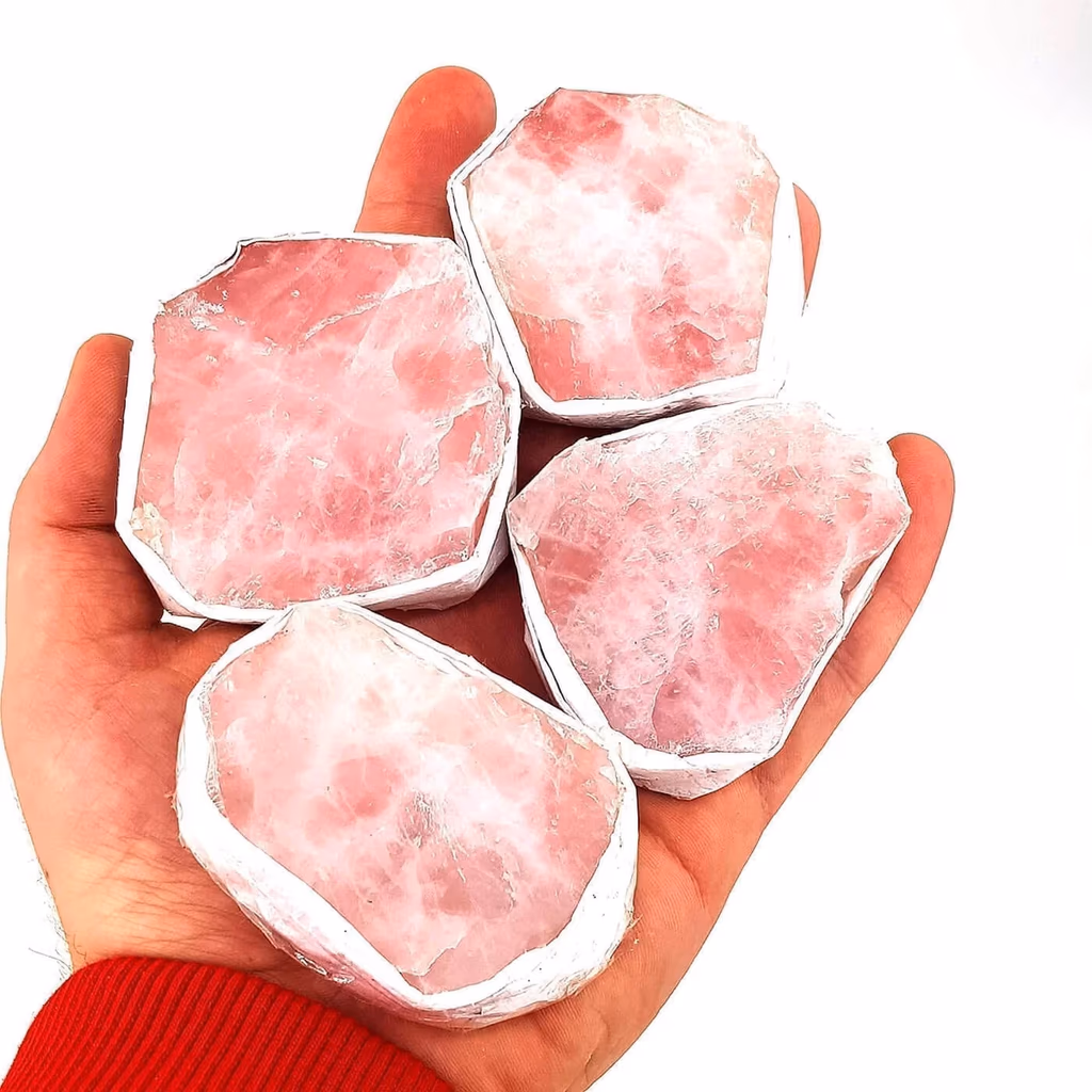 Pembe Kuvars Ham Taş Mini İncele ve Satın Al Pembe Kuvars Ham Taş Mini - Orijinal Doğal Taş ve Şifa Kristali Görsel 1