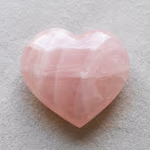 Pembe Kuvars Kalp M Boy Orijinal Kristal Detay Görseli 2
