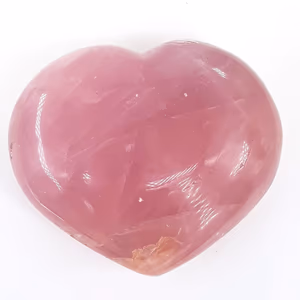 Pembe Kuvars Kalp - Orijinal Şifalı Kristal - Görsel 1