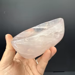 Pembe Kuvars Kase 8x16 cm Orijinal Kristal Detay Görseli 2