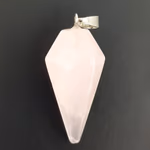 Pembe Kuvars Kolye Ucu / Pandül Orijinal Kristal Detay Görseli 1