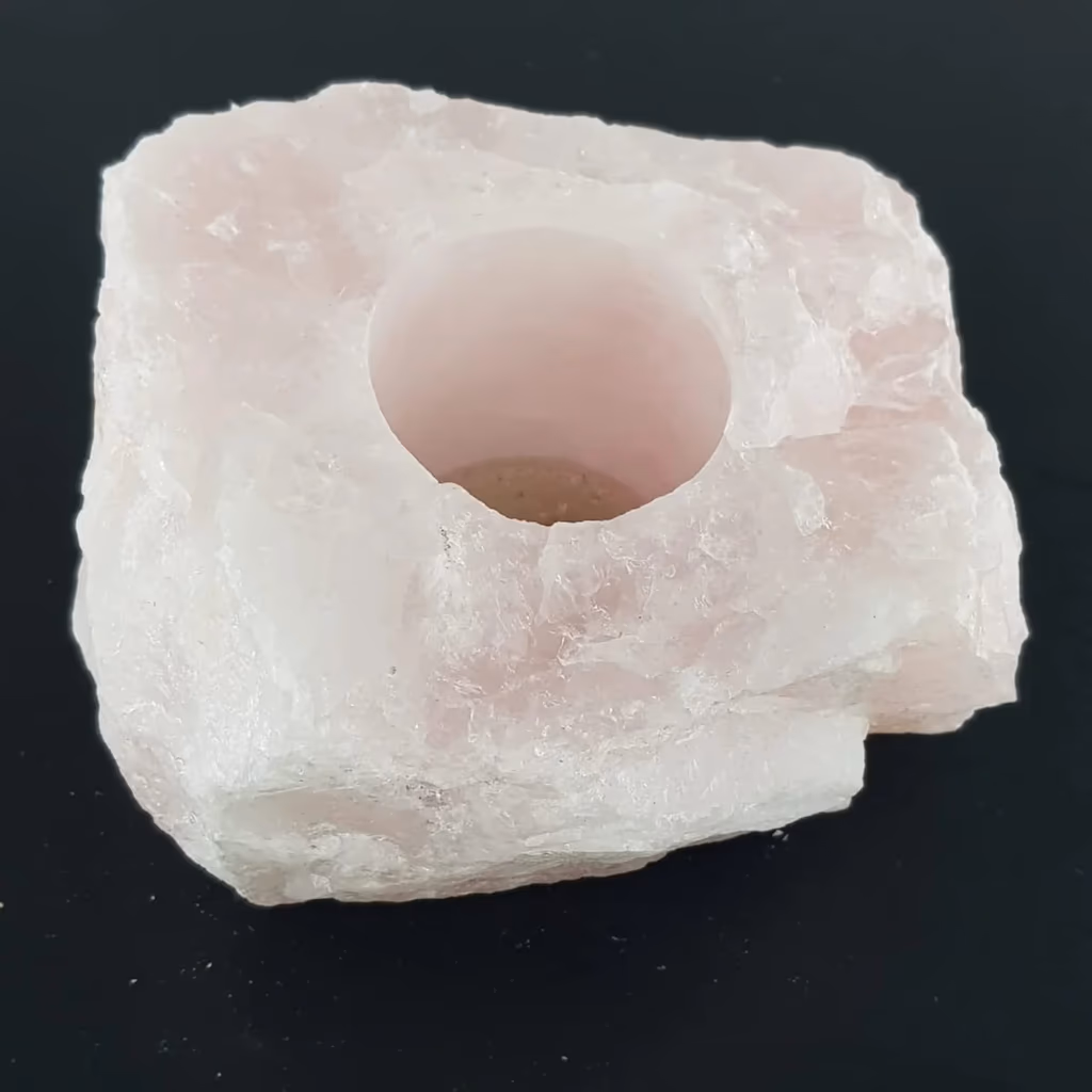 Pembe Kuvars Mumluk İncele ve Satın Al Pembe Kuvars Mumluk - Orijinal Doğal Taş ve Şifa Kristali Görsel 1