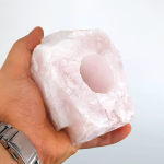 Pembe Kuvars Mumluk Orijinal Kristal Detay Görseli 2