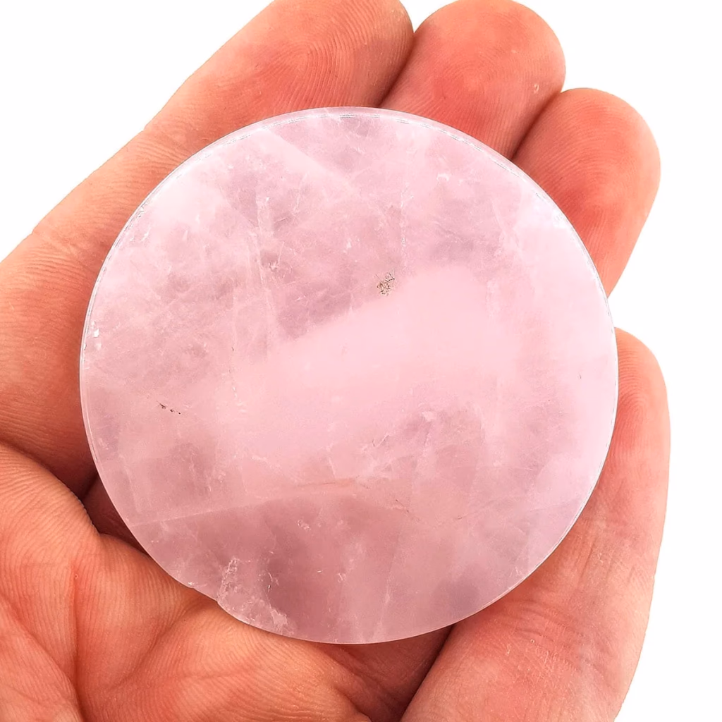 Pembe Kuvars Plaka İncele ve Satın Al Pembe Kuvars Plaka - Orijinal Doğal Taş ve Şifa Kristali Görsel 1