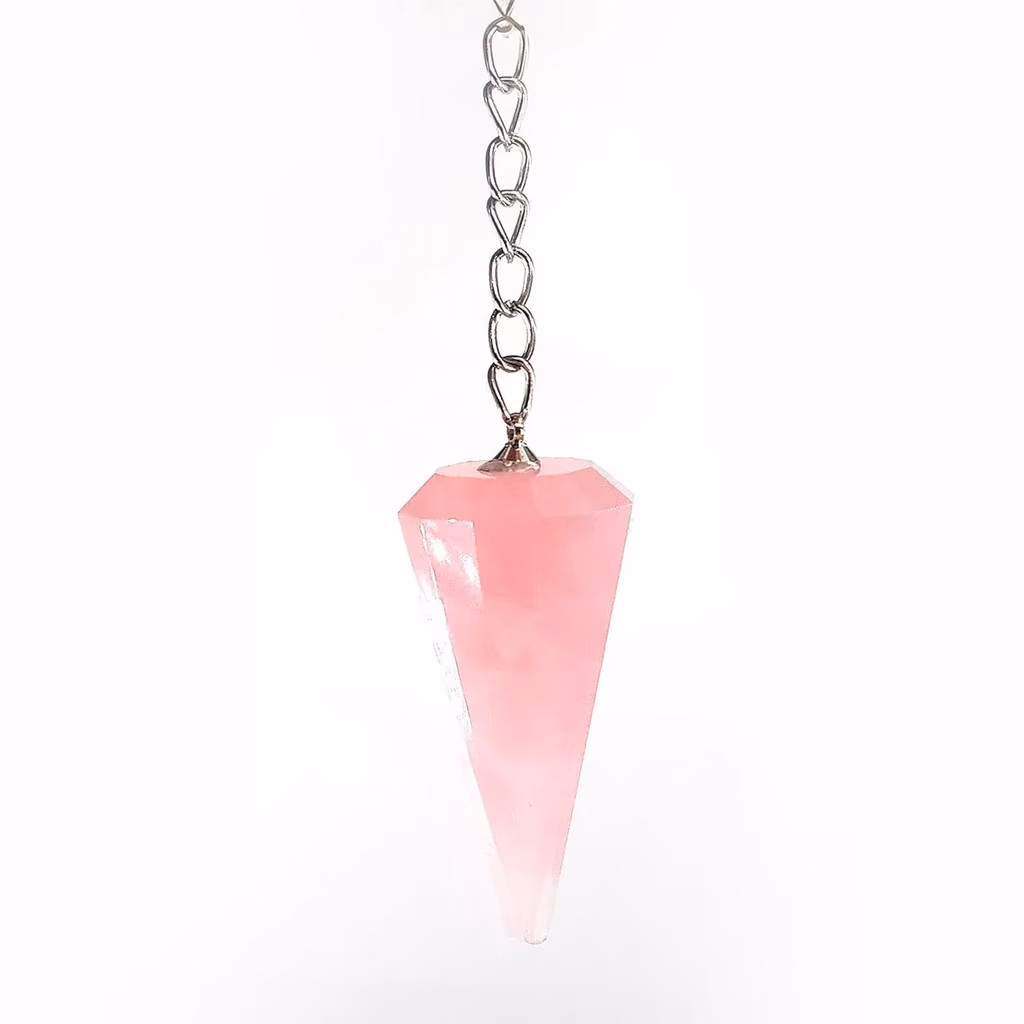 Pembe Kuvars Sarkaç (Pandül) İncele ve Satın Al Pembe Kuvars Sarkaç (Pandül) - Orijinal Doğal Taş ve Şifa Kristali Görsel 1