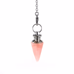 Pembe Kuvars Sarkaç (Pandül) - Orijinal Şifalı Kristal - Görsel 2