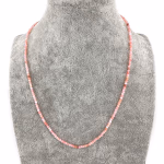 Pembe Opal Kolye 2mm Gümüş Orijinal Kristal Detay Görseli 1