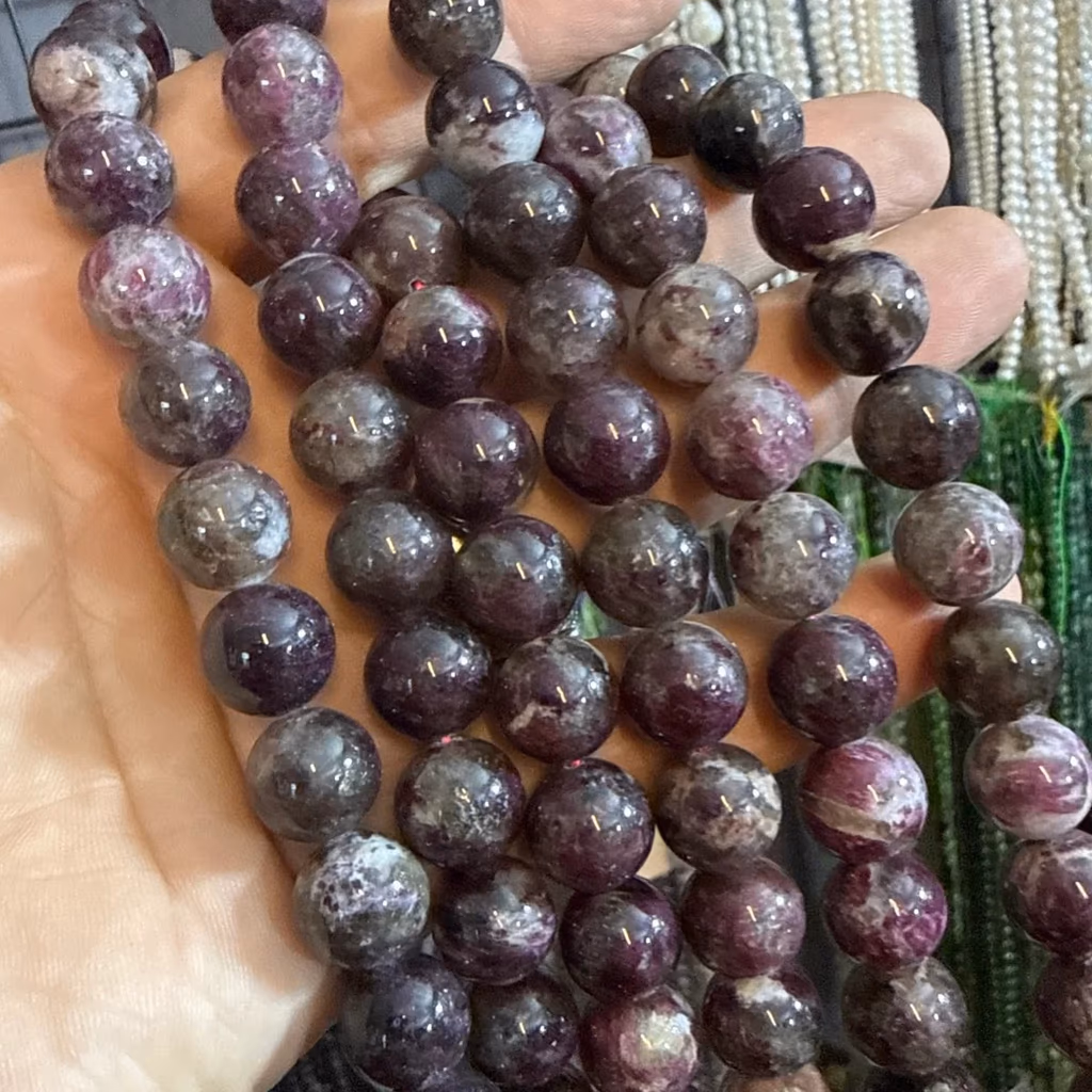 Pembe Turmalin Dizi 12 mm İncele ve Satın Al Pembe Turmalin Dizi 12 mm - Orijinal Doğal Taş ve Şifa Kristali Görsel 1