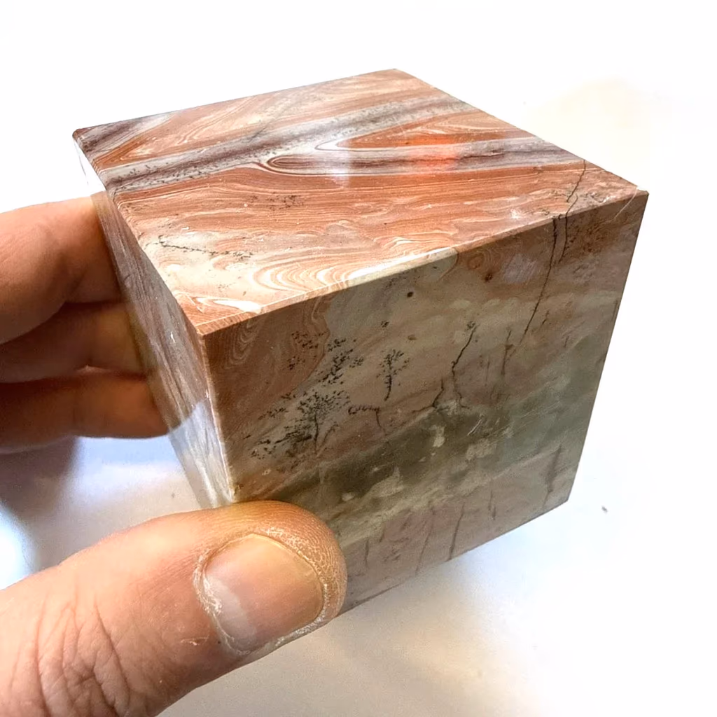 Picture Jasper Küp 6x6 İncele ve Satın Al Picture Jasper Küp 6x6 - Orijinal Doğal Taş ve Şifa Kristali Görsel 1