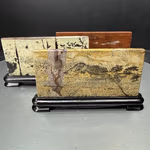 Picture Jasper Obje Ahşap Standlı Kare Orijinal Kristal Detay Görseli 5