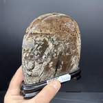 Picture Jasper Obje Ahşap Standlı Orijinal Kristal Detay Görseli 2