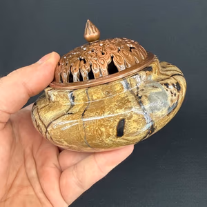 Picture Jasper Tütsülük - Orijinal Şifalı Kristal - Görsel 1