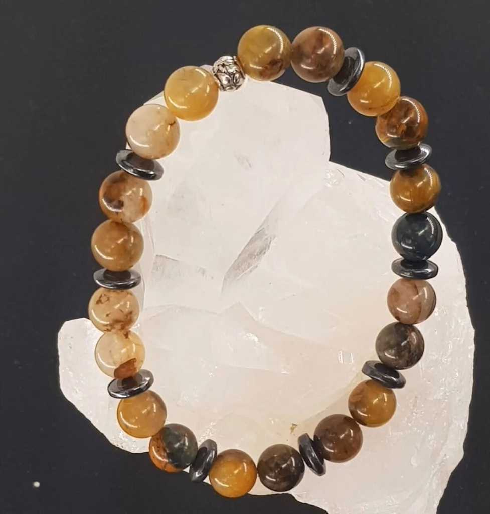 Pietersite Bileklik 8mm İncele ve Satın Al Pietersite Bileklik 8mm - Orijinal Doğal Taş ve Şifa Kristali Görsel 1