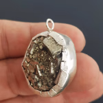 Pirit Kolye Ucu (Gümüş) Orijinal Kristal Detay Görseli 3