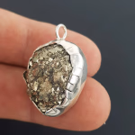 Pirit Kolye Ucu (Gümüş) Orijinal Kristal Detay Görseli 3