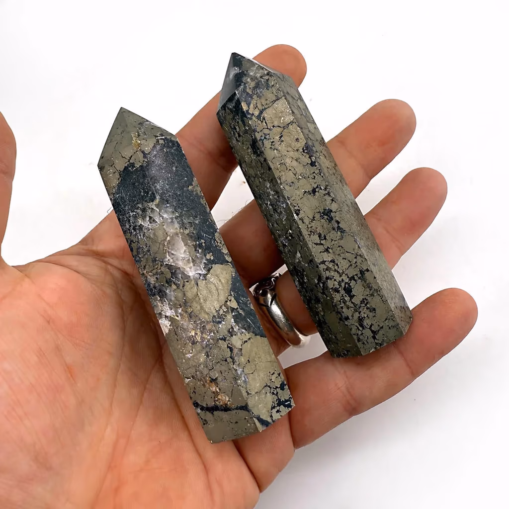 Pirit Obelisk İncele ve Satın Al Pirit Obelisk - Orijinal Doğal Taş ve Şifa Kristali Görsel 1