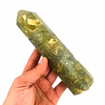 Prehnite Obelisk Orijinal Kristal Detay Görseli 2