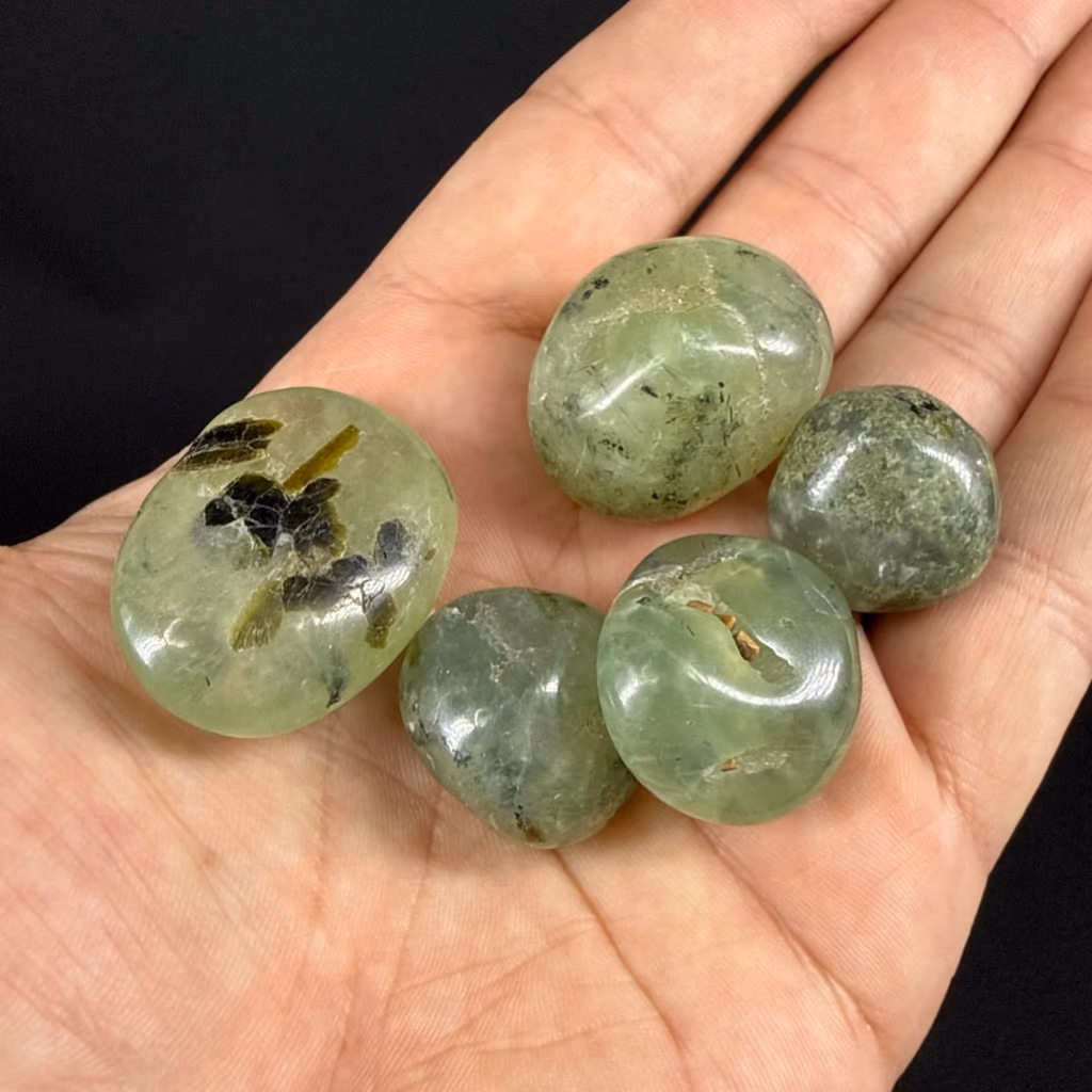 Prehnite Tımbıl İncele ve Satın Al Prehnite Tımbıl - Orijinal Doğal Taş ve Şifa Kristali Görsel 1