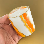 Premium Esanslı Güneşin Dansı Mum Orijinal Kristal Detay Görseli 2
