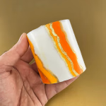 Premium Esanslı Güneşin Dansı Mum Orijinal Kristal Detay Görseli 3