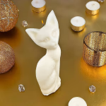 Premium Esanslı Müezza Mum Beyaz Orijinal Kristal Detay Görseli 1