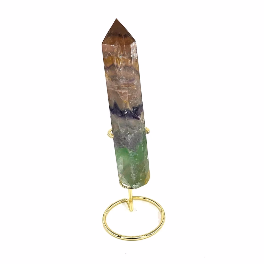 Rainbow Florit Obelisk İncele ve Satın Al Rainbow Florit Obelisk - Orijinal Doğal Taş ve Şifa Kristali Görsel 1