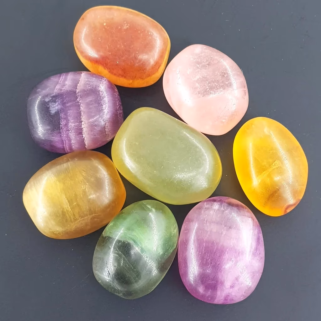 Rainbow Florit Tımbıl İncele ve Satın Al Rainbow Florit Tımbıl - Orijinal Doğal Taş ve Şifa Kristali Görsel 1