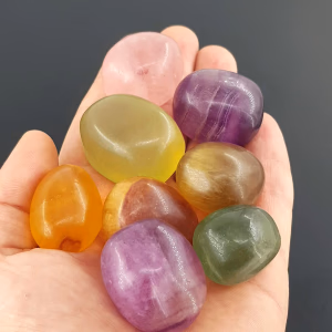 Rainbow Florit Tımbıl - Orijinal Şifalı Kristal - Görsel 2