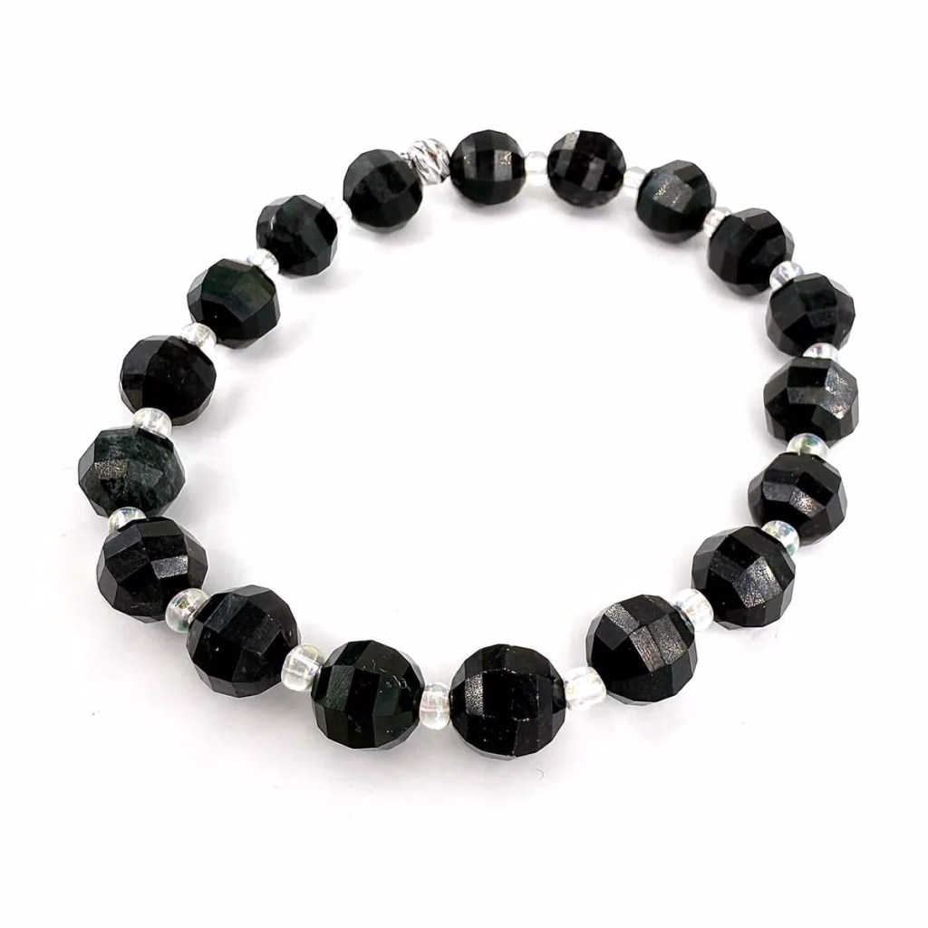 Rainbow Obsidiyen Bileklik Faset 8mm İncele ve Satın Al Rainbow Obsidiyen Bileklik Faset 8mm - Orijinal Doğal Taş ve Şifa Kristali Görsel 1