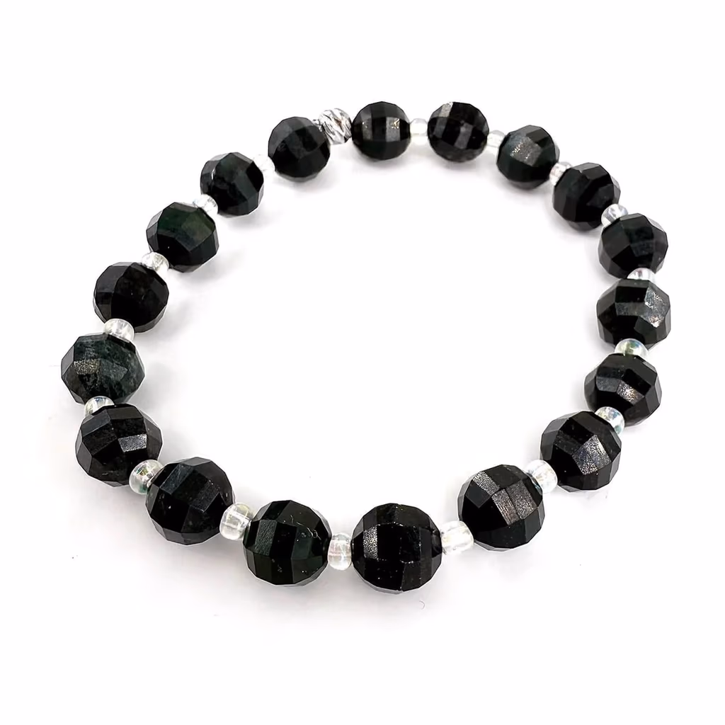 Rainbow Obsidiyen Bileklik Faset 8mm İncele ve Satın Al Rainbow Obsidiyen Bileklik Faset 8mm - Orijinal Doğal Taş ve Şifa Kristali Görsel 1