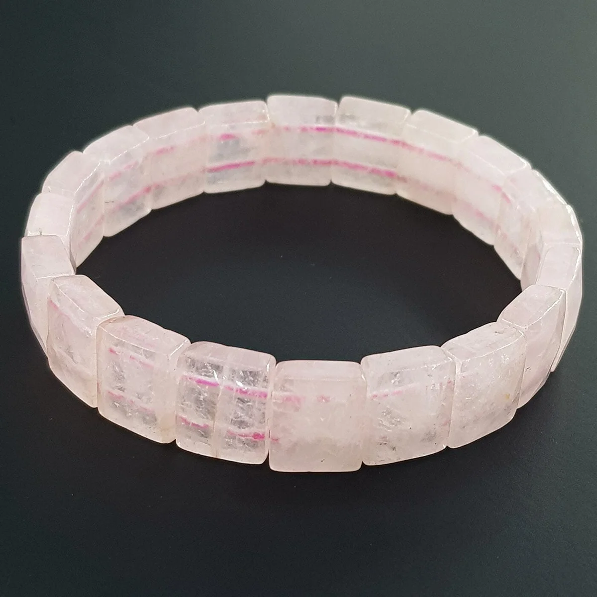 Pembe Kuvars Bileklik Rolex İncele ve Satın Al Pembe Kuvars Bileklik Rolex - Orijinal Doğal Taş ve Şifa Kristali Görsel 1
