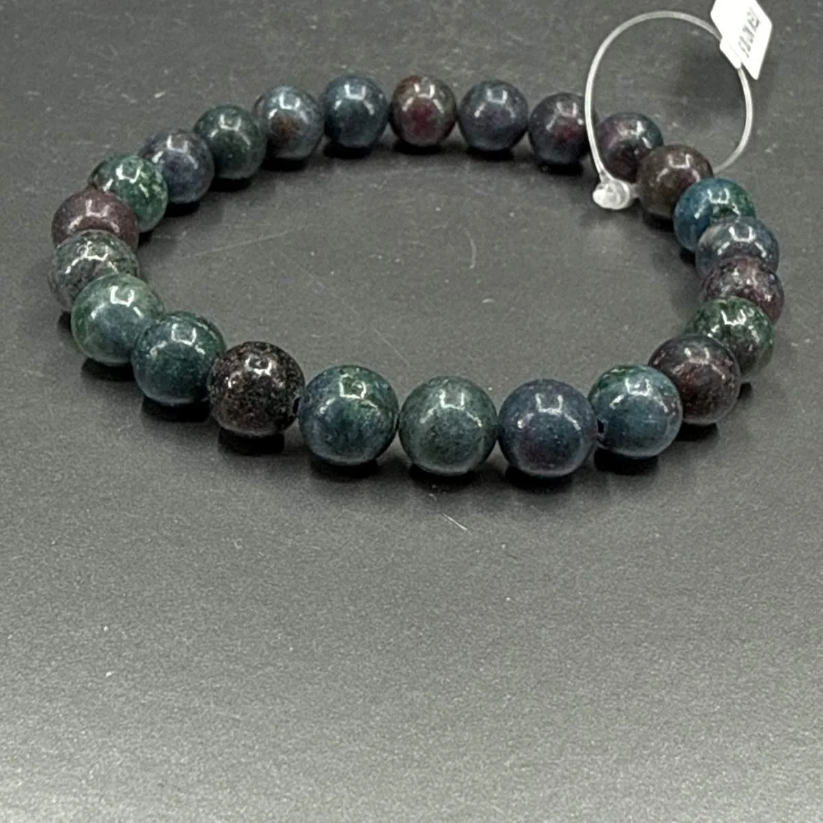 Ruby Kiyanit Bileklik 8 mm - Orijinal Şifalı Kristal - Görsel 1