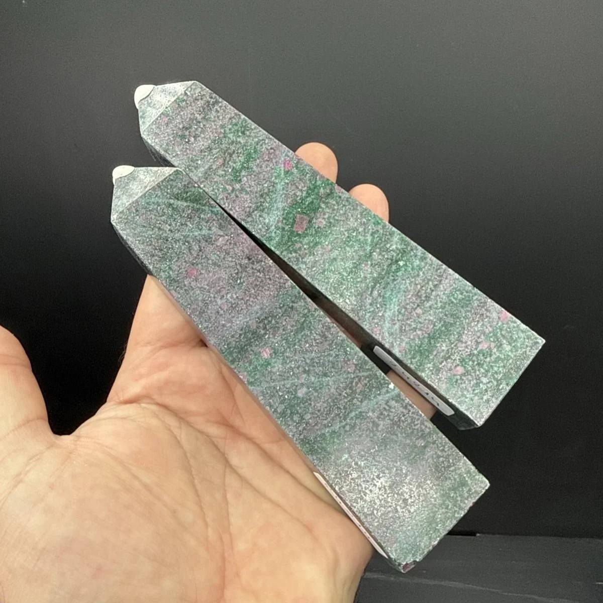 Ruby Kiyanit Obelisk - Orijinal Şifalı Kristal - Görsel 2