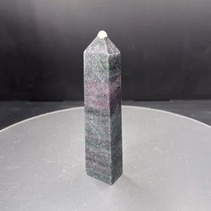 Ruby Kiyanit Obelisk - Orijinal Şifalı Kristal - Görsel 1