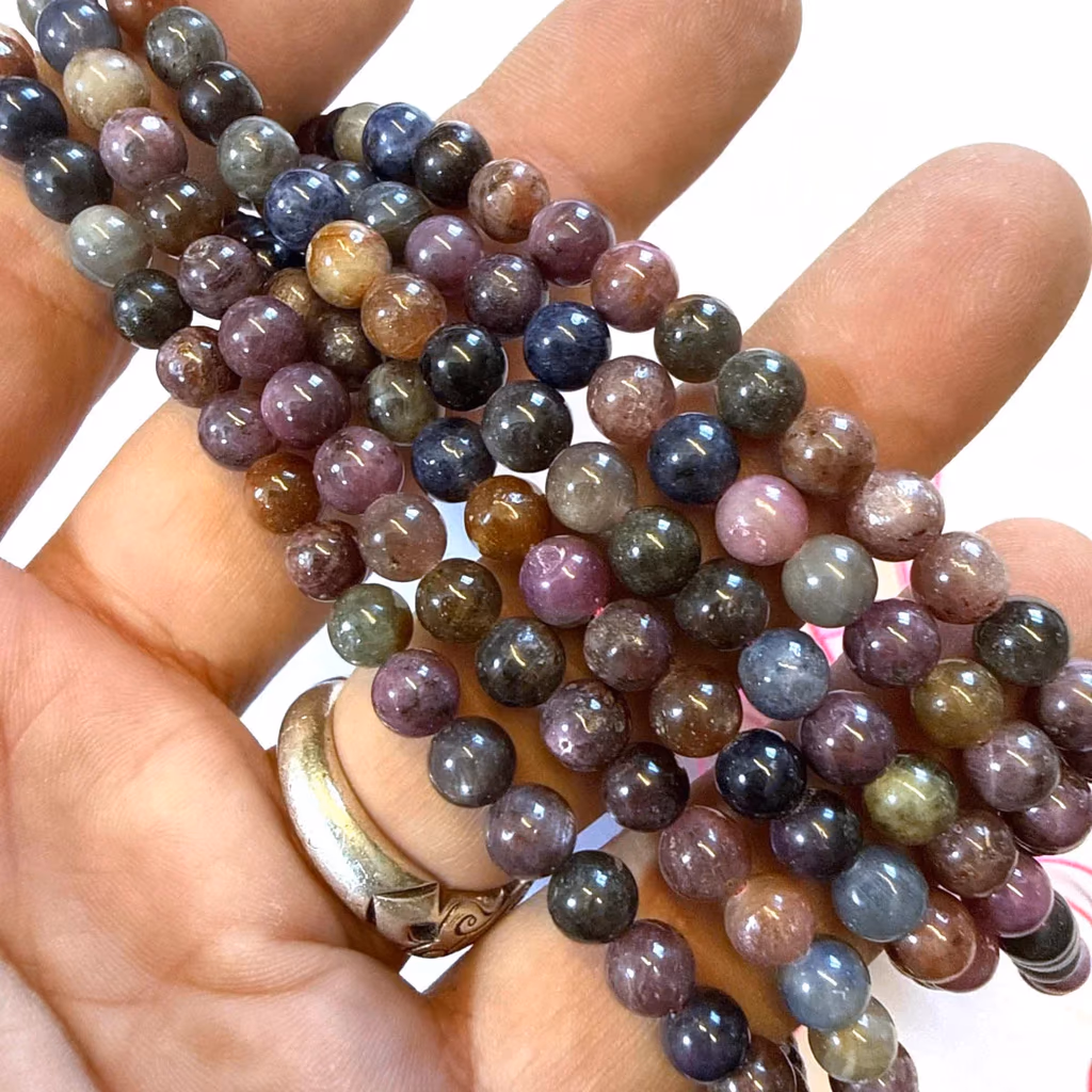 Ruby Safir Dizi 6 mm İncele ve Satın Al Ruby Safir Dizi 6 mm - Orijinal Doğal Taş ve Şifa Kristali Görsel 1