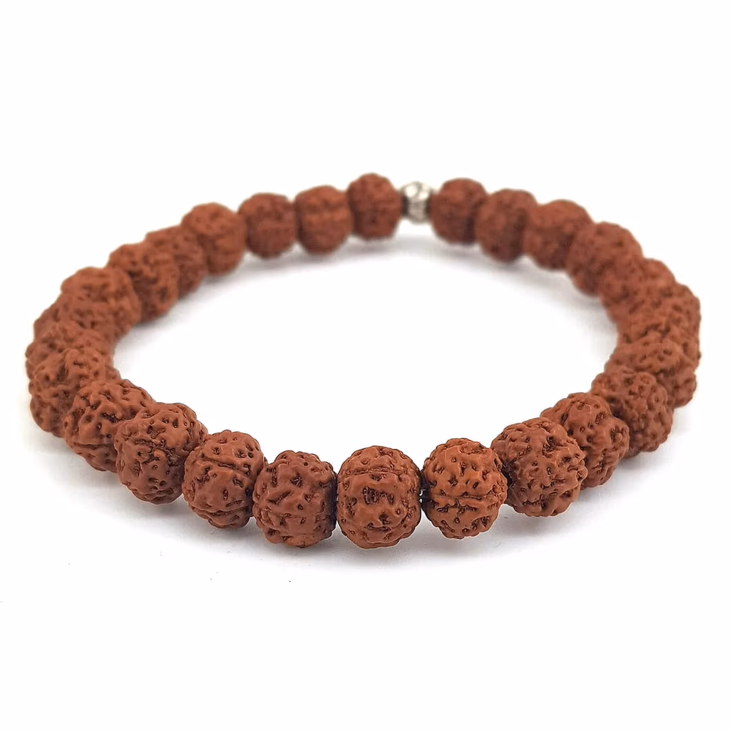 Rudraksha Bileklik 8mm İncele ve Satın Al Rudraksha Bileklik 8mm - Orijinal Doğal Taş ve Şifa Kristali Görsel 1